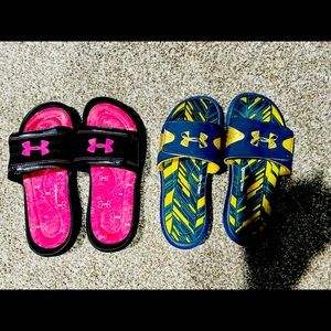 2 pair under armor slides